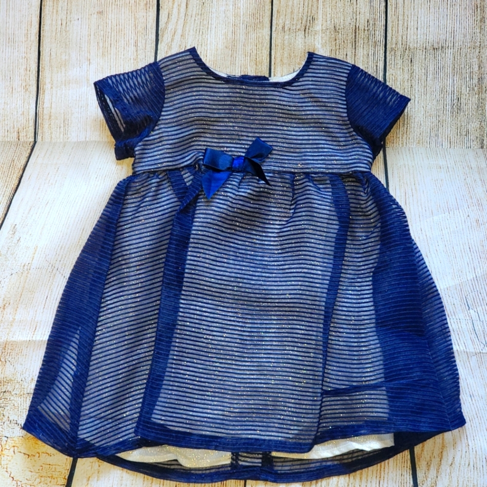 Blue infant dress